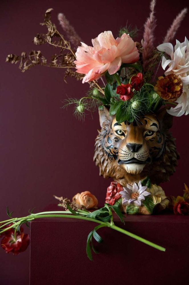 Декоративна ваза Byon Tiger колір барвистий фото 3