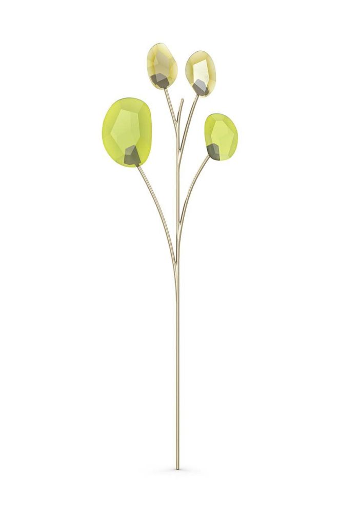Декоративна квітка з кристалів Swarovski Garden Tales Eukaliptus колір зелений