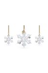 Декорація Swarovski Annual Edition 2022 Ornament Set 3-pack колір прозорий