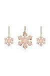 Декорація Swarovski Festive Onament Set Annual Edition 2022 3-pack колір прозорий