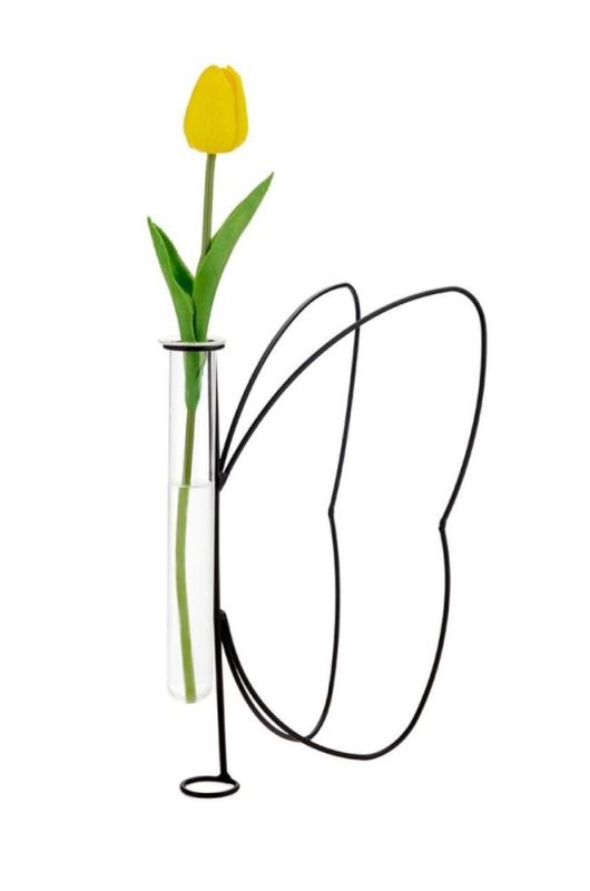 Декоративна ваза Balvi Butterfly Silhouette колір барвистий