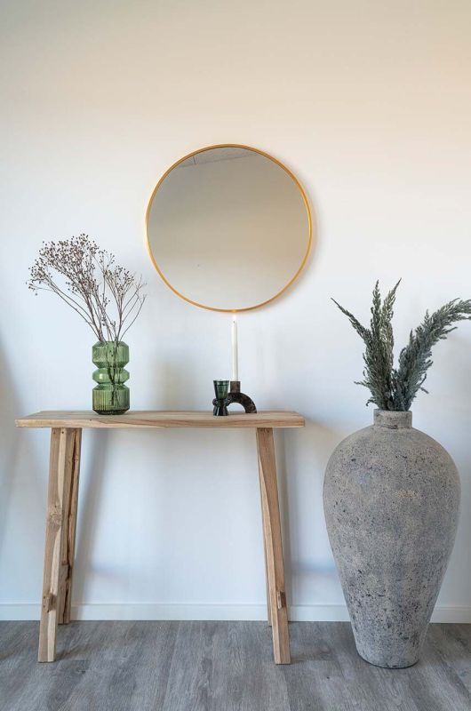 Столик House Nordic Girona колір бежевий