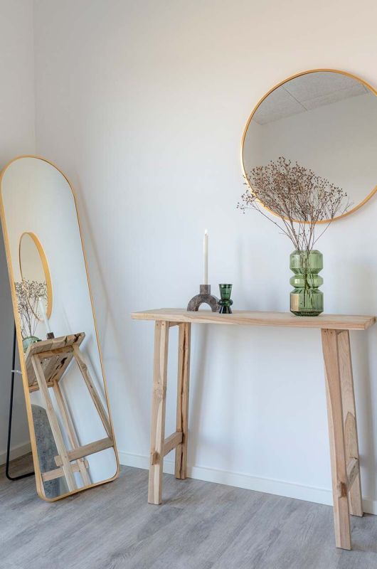 Столик House Nordic Girona колір бежевий