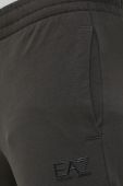 Бавовняний спортивний костюм EA7 Emporio Armani чоловічий колір зелений