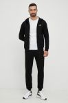 Бавовняний спортивний костюм EA7 Emporio Armani чоловічий колір чорний (2484042)