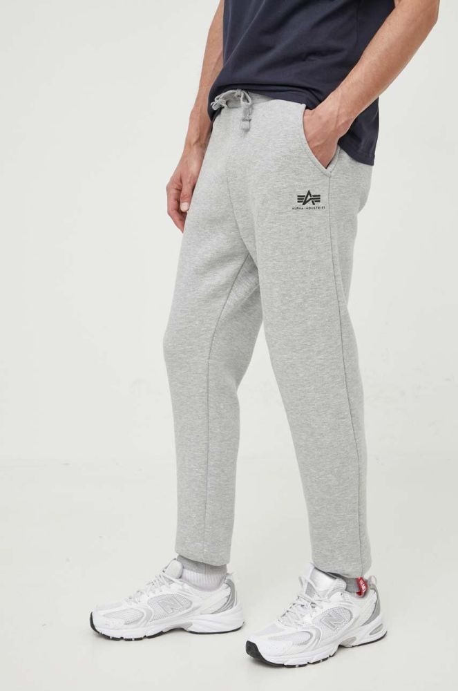 Спортивні штани Alpha Industries Basic Jogger SL колір сірий 116370.17-grey