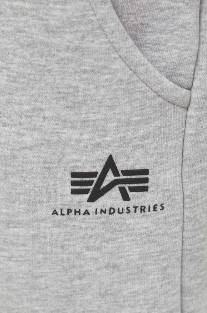 Спортивні штани Alpha Industries Basic Jogger SL колір сірий 116370.17-grey фото 4