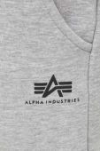 Спортивні штани Alpha Industries Basic Jogger SL колір сірий 116370.17-grey