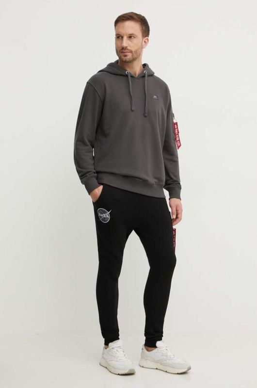 Спортивні штани Alpha Industries NASA Cargo Sweat Jogger колір чорний 118369.03-black фото 2