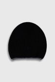 Шапка та шарф з домішкою вовни Emporio Armani колір чорний (3406641)