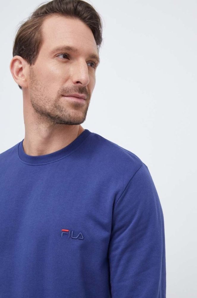 Бавовняний спортивний костюм Fila колір блакитний фото 5