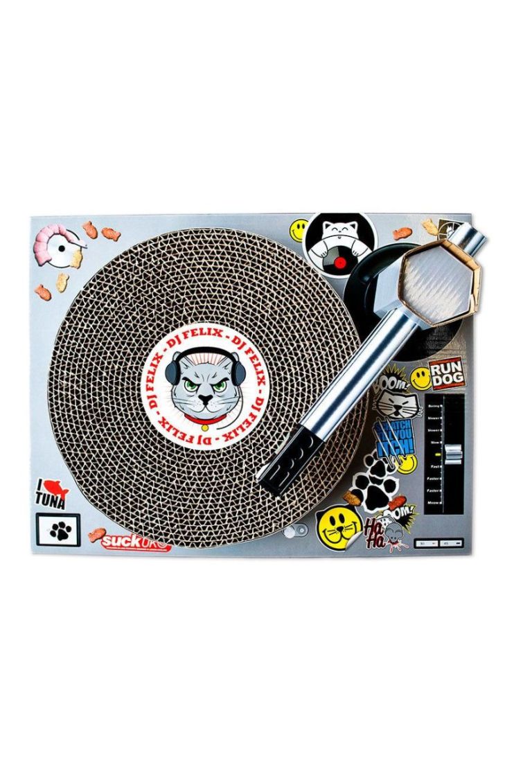 Luckies of London Дряпачка для кота Turntable колір барвистий