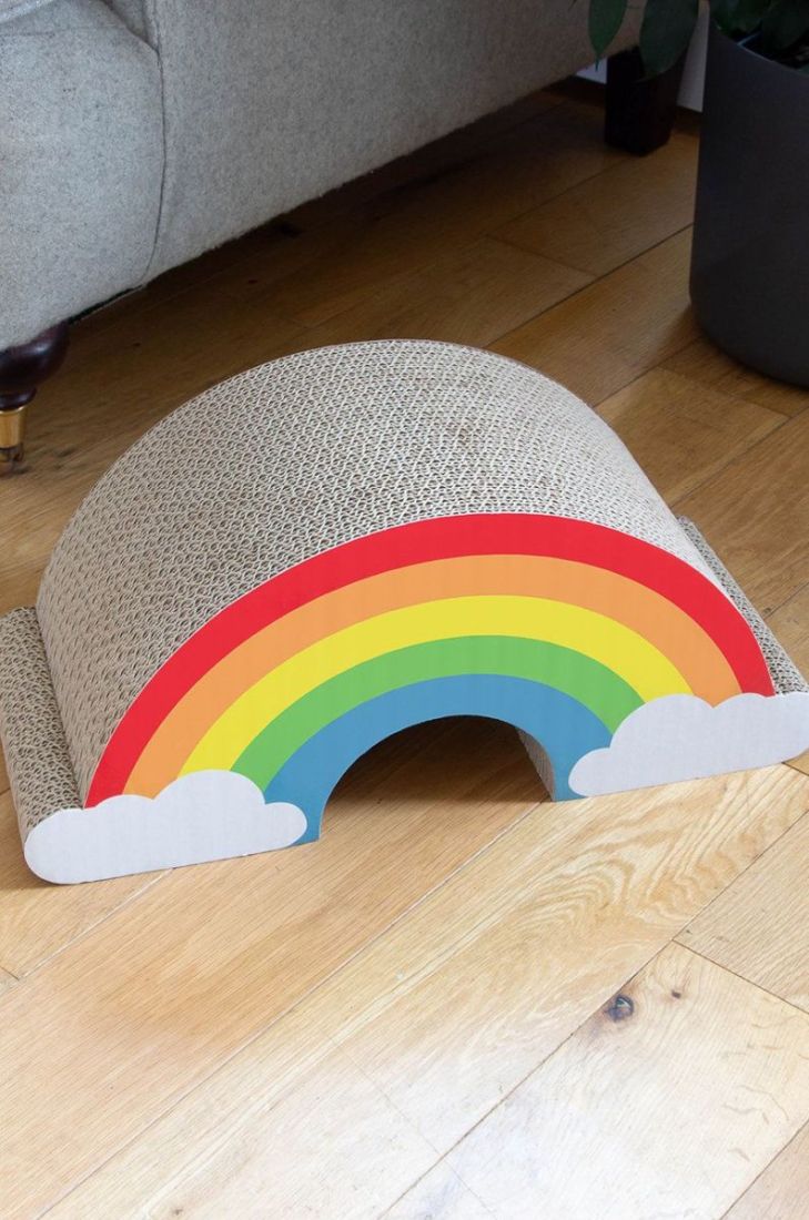 Luckies of London Дряпачка для кота Scratch Rainbow колір барвистий