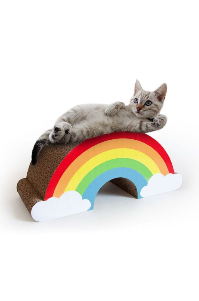Luckies of London Дряпачка для кота Scratch Rainbow колір барвистий фото 4