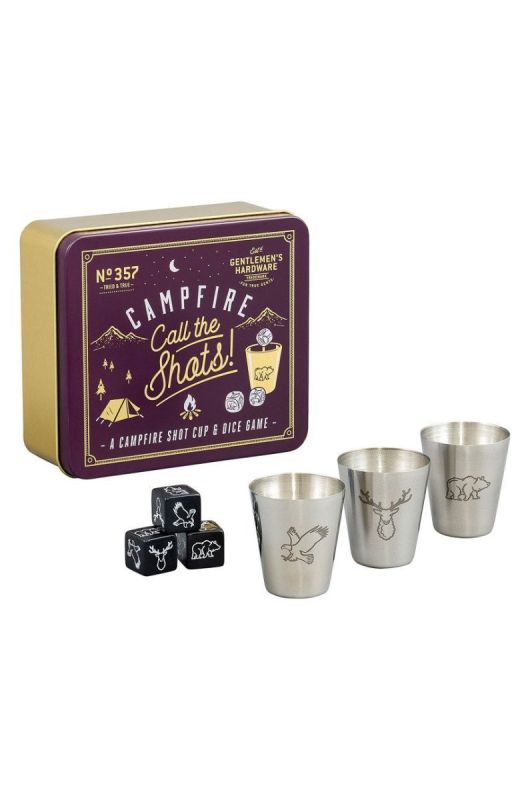 Gentelmen's Hardware Набор для питья при костре - Игра Drinking Game цвет красочный