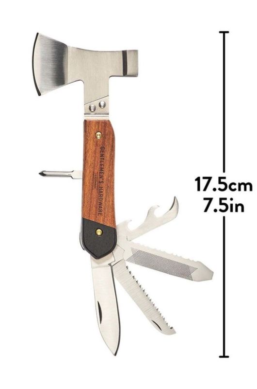 Gentelmen's Hardware Мультиінструмент z toporkiem 10 w 1 колір барвистий фото 2