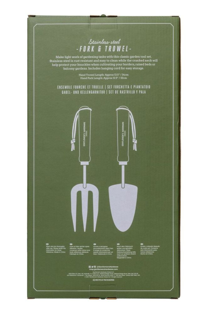Gentelmen's Hardware Садовий набір Fork & Trowel колір барвистий фото 2