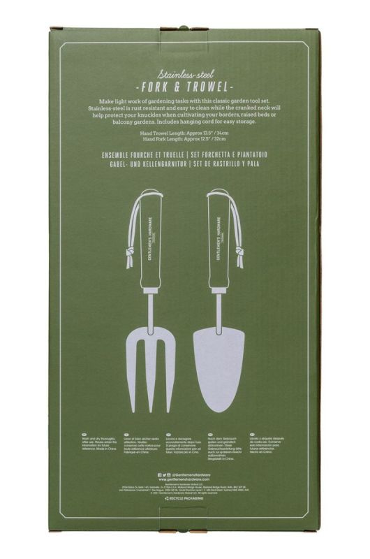 Gentelmen's Hardware Садовий набір Fork & Trowel колір барвистий фото 2