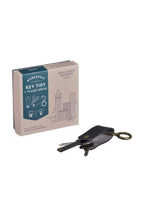 Gentelmen's Hardware Брелок з USB Flash Drive 16 GB колір чорний Gentelmen's Hardware Брелок з USB Flash Drive 16 GB колір чорний
