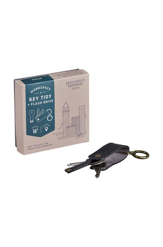 Gentelmen's Hardware Брелок з USB Flash Drive 16 GB колір чорний
