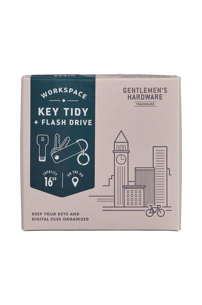 Gentelmen's Hardware Брелок з USB Flash Drive 16 GB колір чорний фото 3