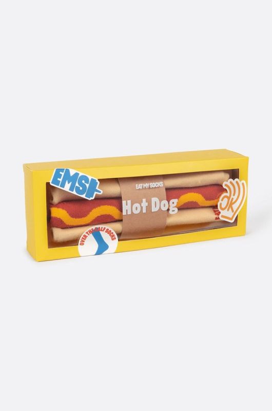 Eat My Socks Шкарпетки Hot Dog колір барвистий
