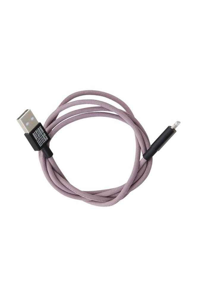 Design Letters Кабель для зарядки USB-C Lightning 1 m колір фіолетовий (2562024) фото 2