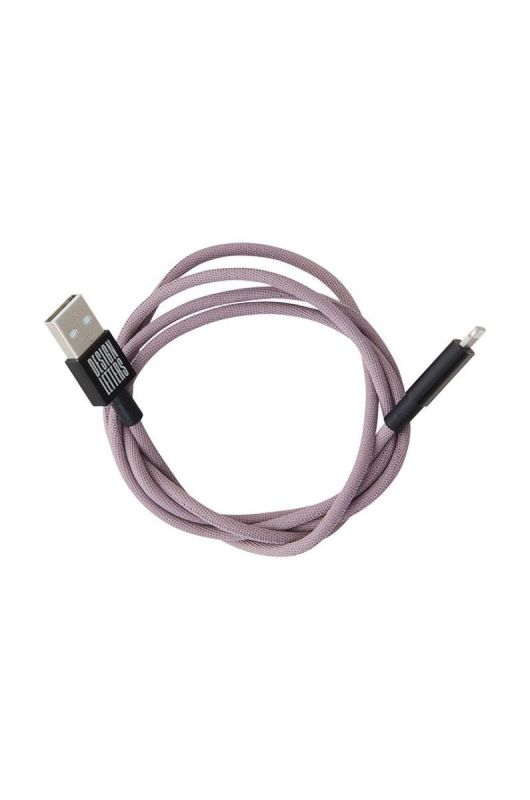 Design Letters Кабель для зарядки USB-C Lightning 1 m колір фіолетовий (2562024) фото 2