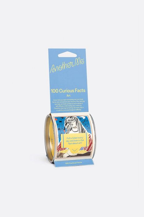 Another Me Набір карток 100 Curious Facts, Art, English колір барвистий