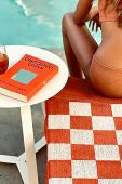SunnyLife Пляжний рушник з ігровими фігурами Luxe Games колір помаранчевий SunnyLife Пляжний рушник з ігровими фігурами Luxe Games колір помаранчевий