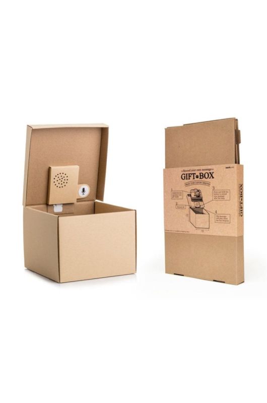 Luckies of London Подарункова коробка з голосовим повідомленням Recordable Gift Box колір барвистий