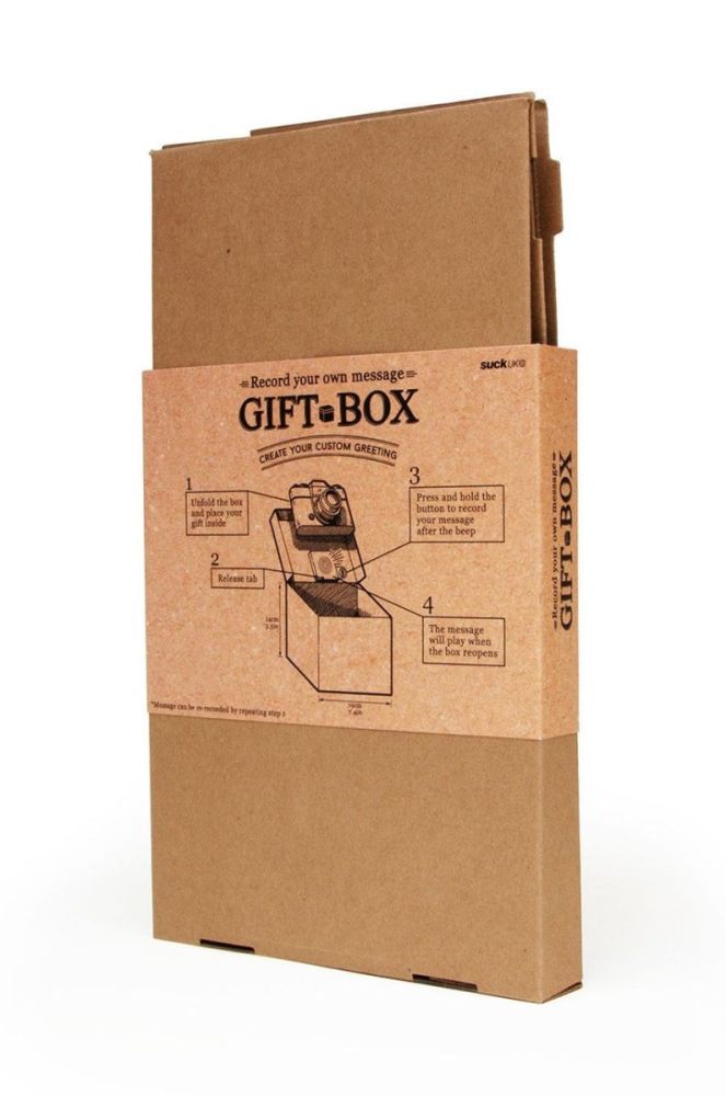 Luckies of London Подарункова коробка з голосовим повідомленням Recordable Gift Box колір барвистий фото 3