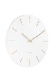 Настінний годинник Karlsson колір білий (2979251)