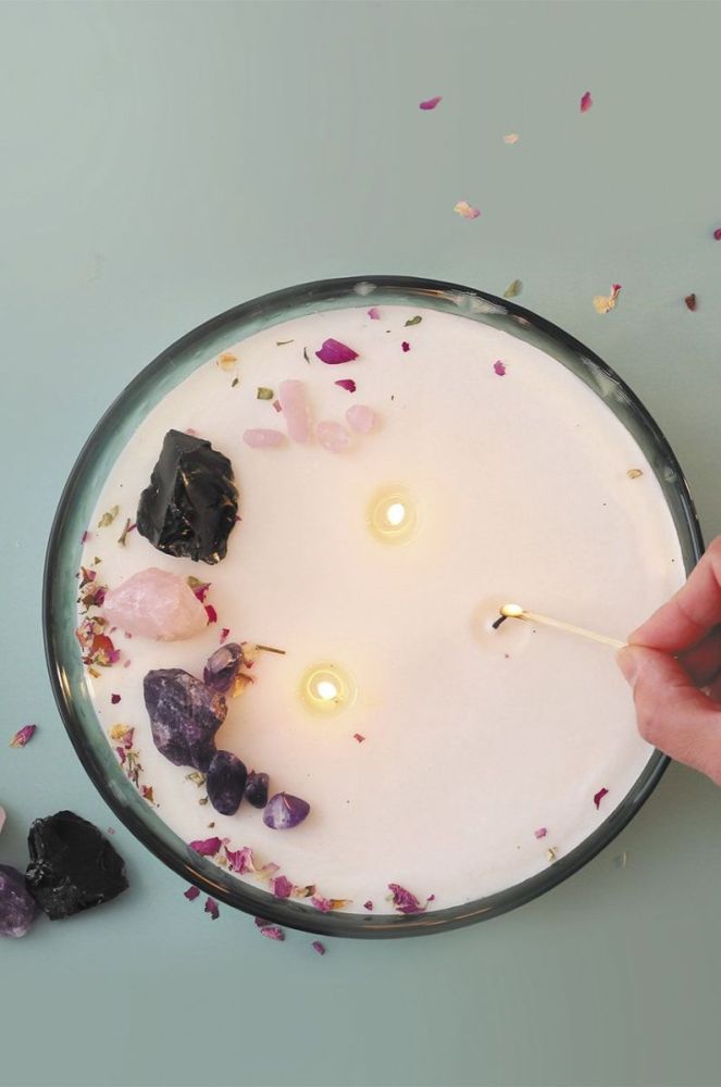 Graine Creative набір DIY ароматична свічка Lithotherapy Candle XXL колір барвистий фото 3