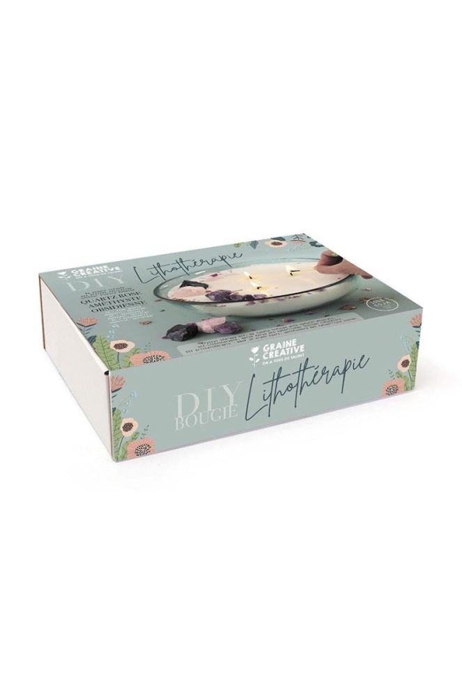 Graine Creative набір DIY ароматична свічка Lithotherapy Candle XXL колір барвистий фото 5