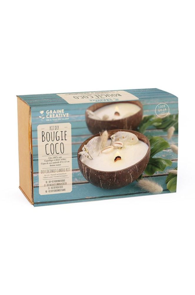 Graine Creative набір DIY ароматична свічка Coconut Candle колір барвистий фото 4