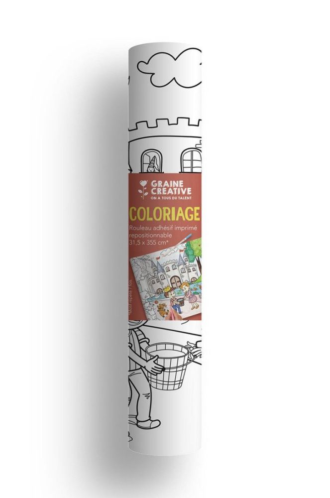 Graine Creative розмальовка в тубі Adhesive Roller To Draw колір барвистий фото 2
