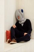 Подушка для сну Ostrichpillow Original колір блакитний Подушка для сну Ostrichpillow Original колір блакитний