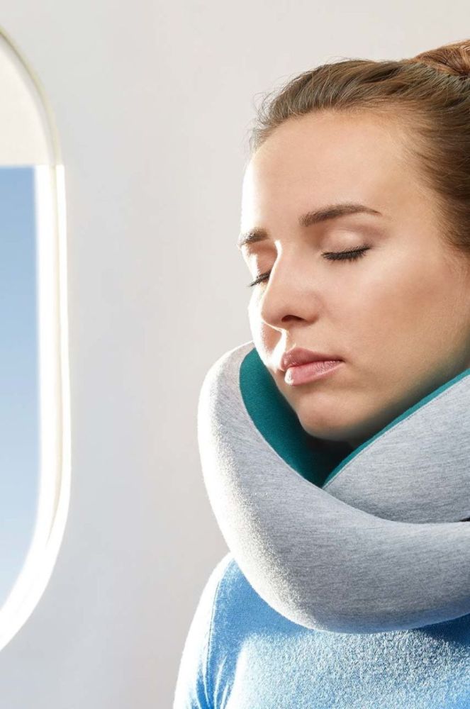 Подушка під шию Ostrichpillow Go колір блакитний (2846468) фото 7