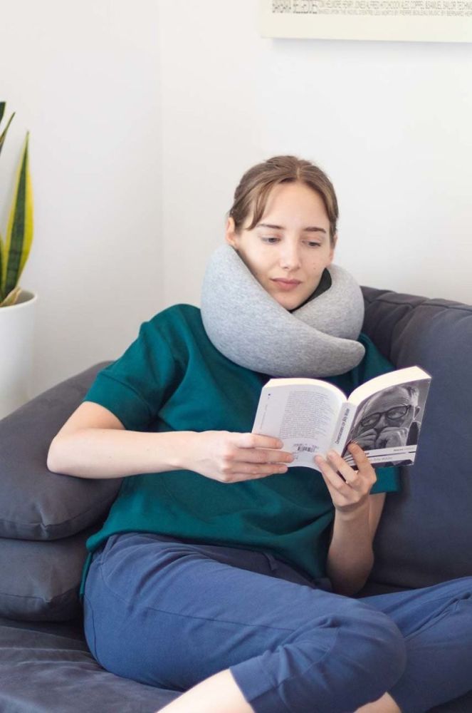 Подушка під шию Ostrichpillow Go колір сірий (2843135) фото 6