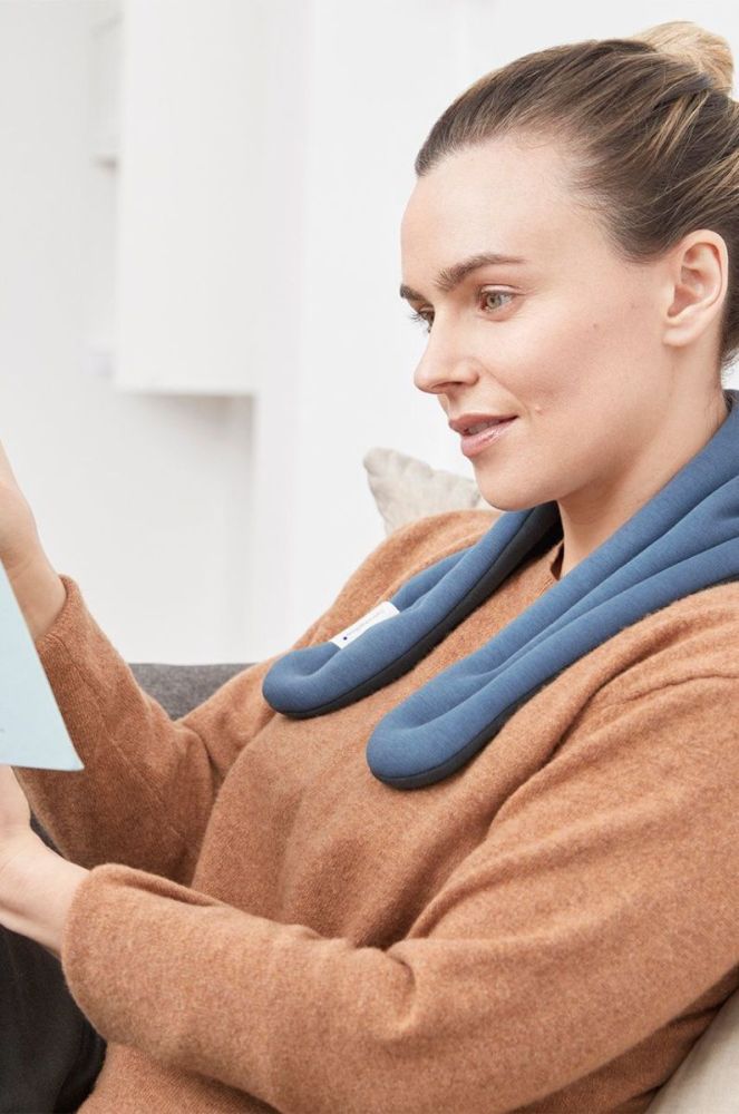 Пов'язка на шию Ostrichpillow Neck Wrap колір блакитний (2843795) фото 8