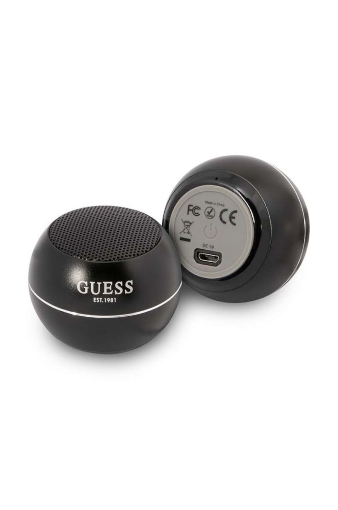 Бездротова колонка Guess mini speaker колір чорний (2860296) фото 2