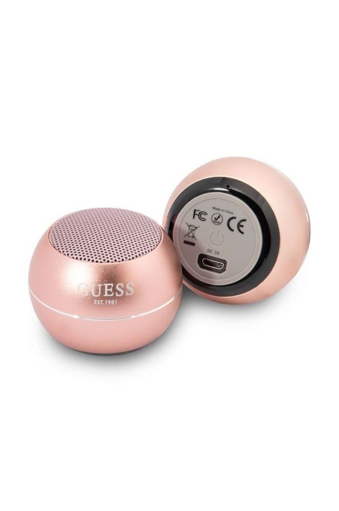 Бездротова колонка Guess mini speaker колір рожевий (2860297) фото 2