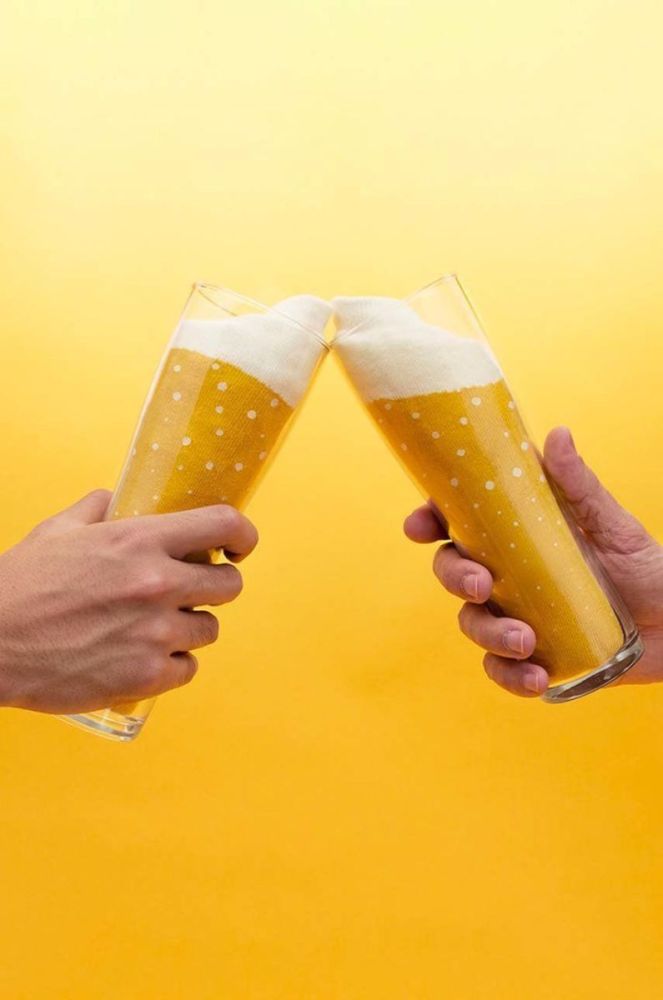 Шкарпетки в бляшанці Luckies of London Lager Beer колір барвистий фото 7
