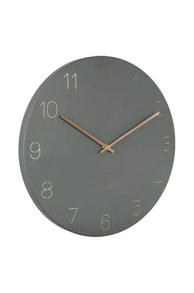 Настінний годинник Karlsson Charm Numbers колір зелений (2993024) фото 2
