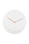 Настінний годинник Karlsson Charm Numbers колір білий (2994557)