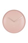 Настінний годинник Karlsson Plate колір рожевий (2992496)