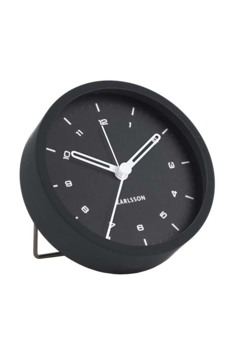 Будильник Karlsson Tinge колір чорний (2993025)