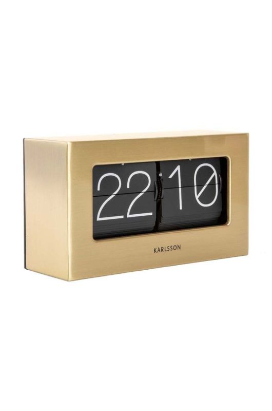 Перекидний годинник Karlsson Boxed Flip колір жовтий (2986904) фото 2