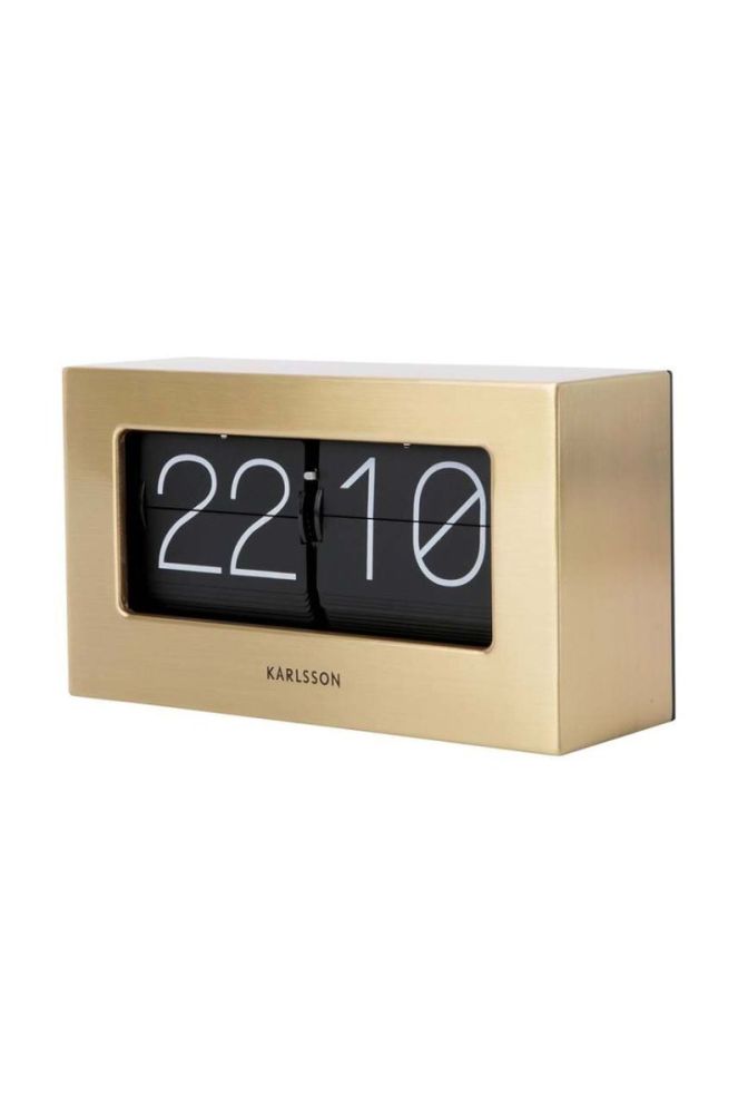 Перекидний годинник Karlsson Boxed Flip колір жовтий (2986904) фото 3